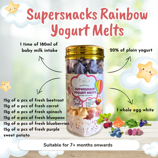 Rainbow Yogurt Melts