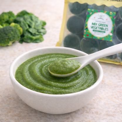 Mix Green Vegetables Puree