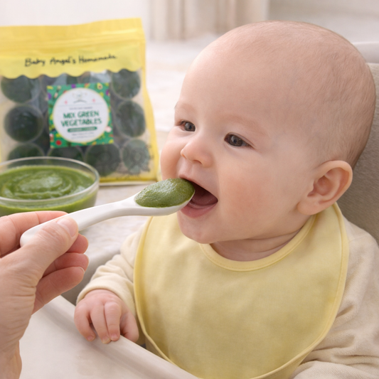 Mix Green Vegetables Puree