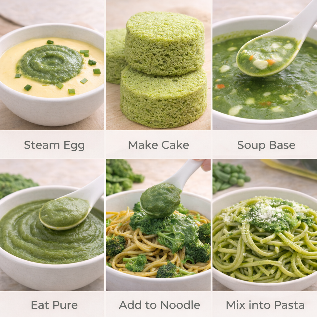 Mix Green Vegetables Puree