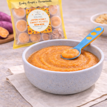 Orange Japan Sweet Potato Puree