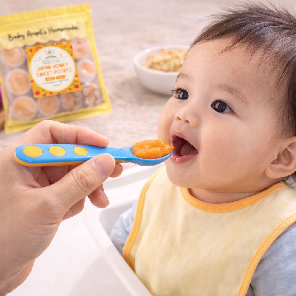 Orange Japan Sweet Potato Puree