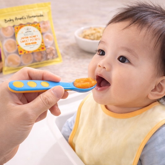 Orange Japan Sweet Potato Puree