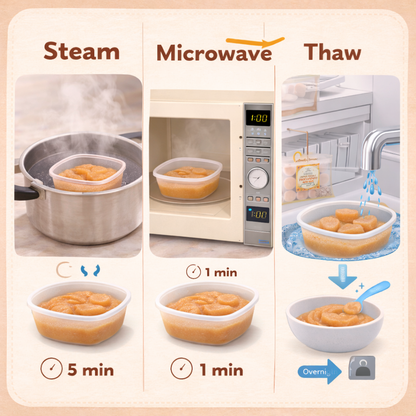 Orange Japan Sweet Potato Puree