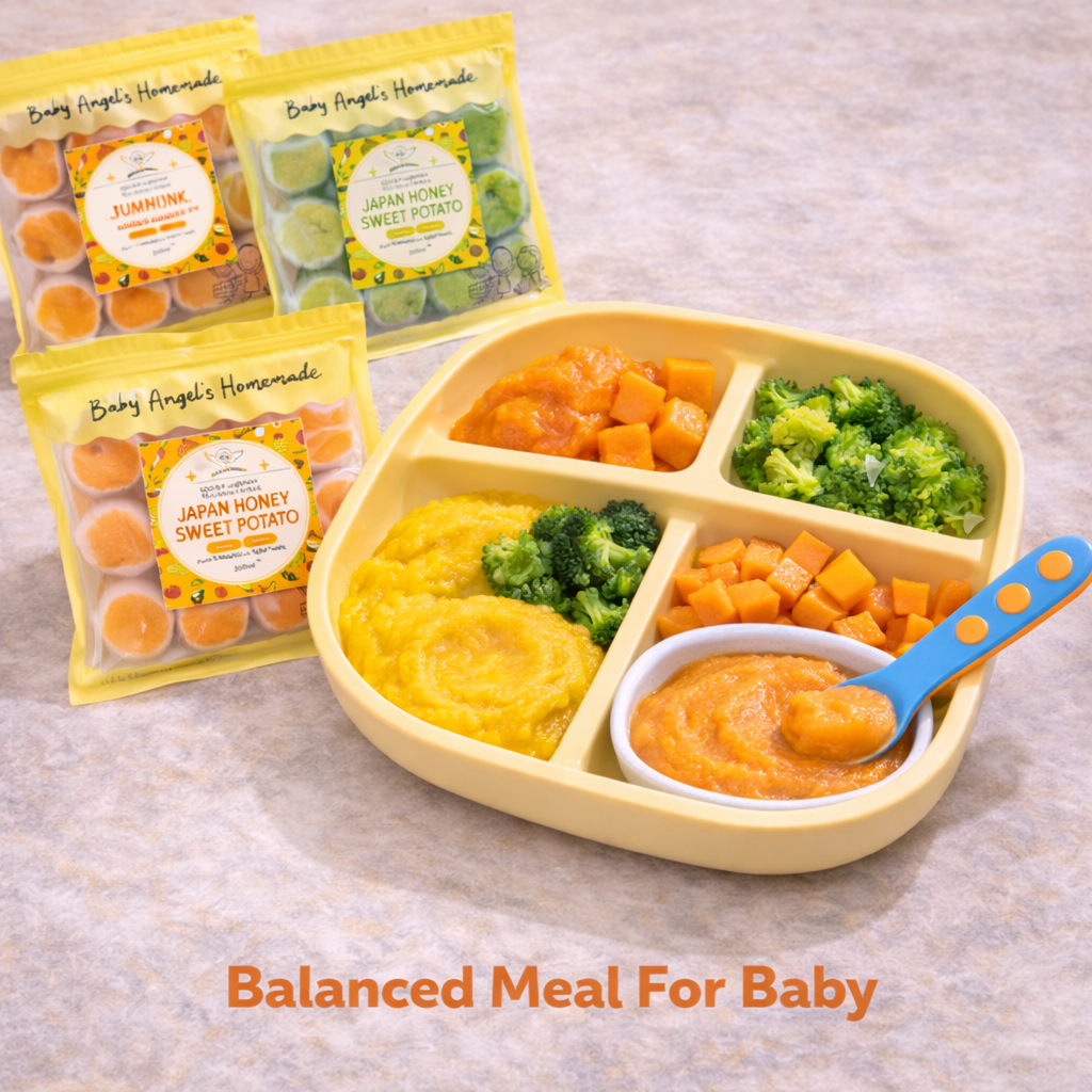 Orange Japan Sweet Potato Puree