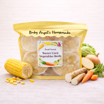 Pearl Sweet Corn Vegetables Broth