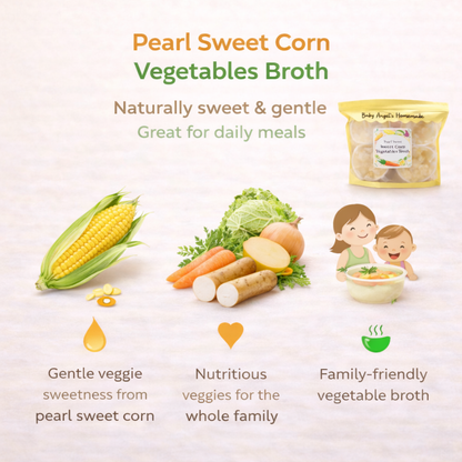 Pearl Sweet Corn Vegetables Broth
