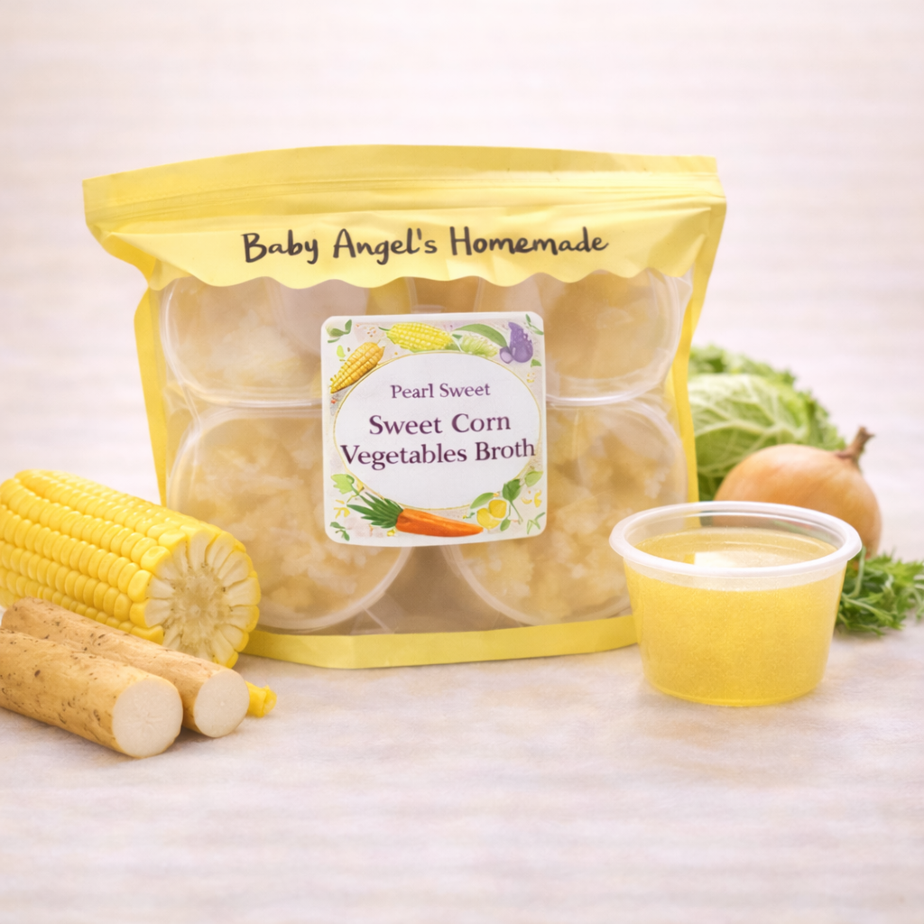 Pearl Sweet Corn Vegetables Broth