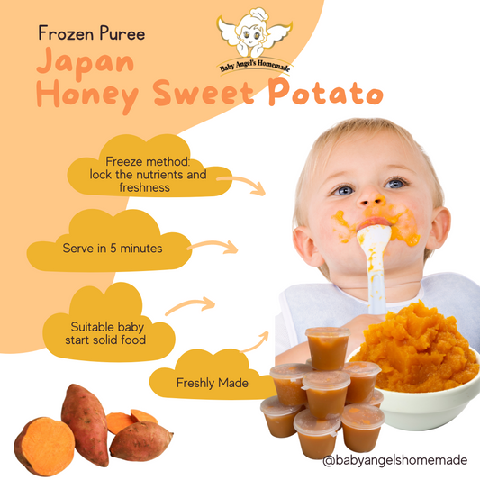 Orange Japan Sweet Potato Puree