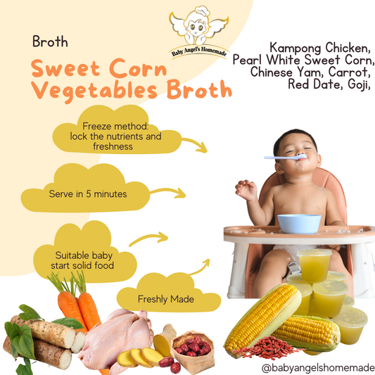 Pearl Sweet Corn Vegetables Broth